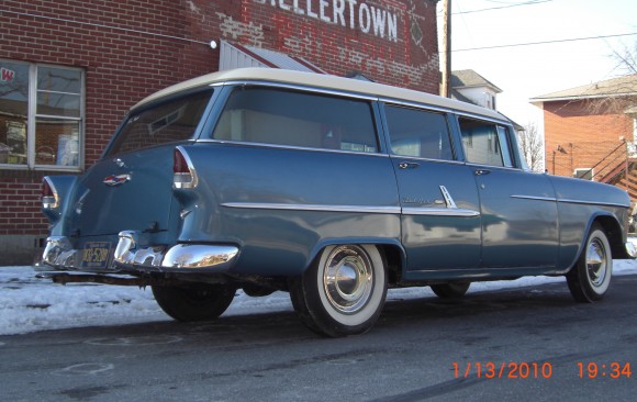 Chevrolet bel air wagon 1955 ( France dpt 14)