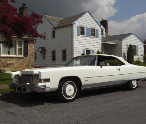 Cadillac eldorado convertible 1974 ( Turin, Italie)