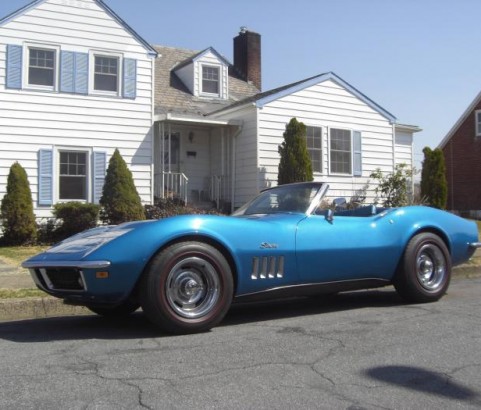 Chevrolet Corvette convertible 1969 ( France dpt 56)