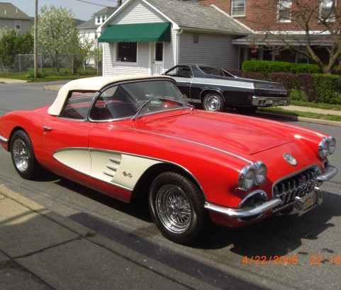 Chevrolet corvette convertible 1959 ( France dpt 34)