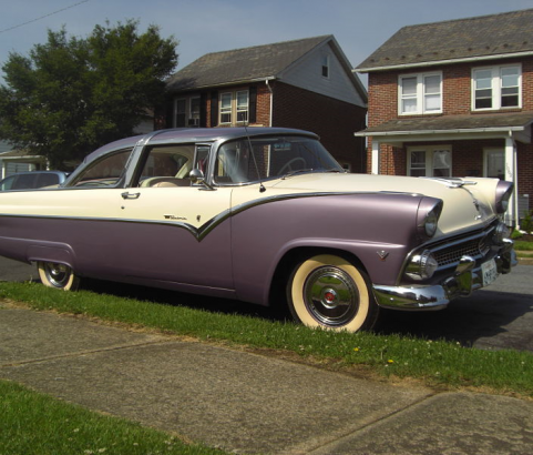 Ford Fairlaine coupe 1955 ( France dpt 60)