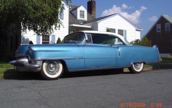 Cadillac coupe de ville 1955 ( France dpt 78)