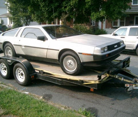 De Lorean DMC12 1981 ( France dpt 14)