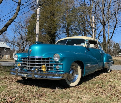 Cadillac serie 62 sedanette 1947 ( Francfort , Allemagne)