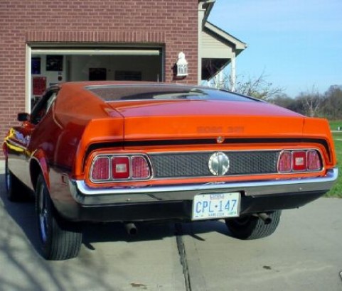 Ford Mustang Boss 351 1971 ( France dpt 54)