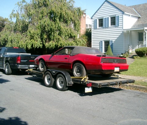 Pontiac Firebird 1983 ( Convertible conversion) ( France dpt 19)