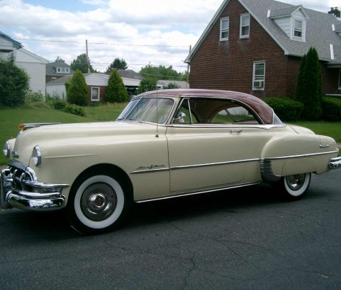 Pontiac catalina hardtop coupe 1950  ( France dpt 42)