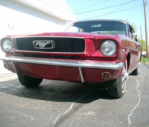 Ford Mustang coupe 1966 ( France dpt 07)