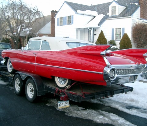 Cadillac serie 62 convertible 1959 ( France dpt 02)