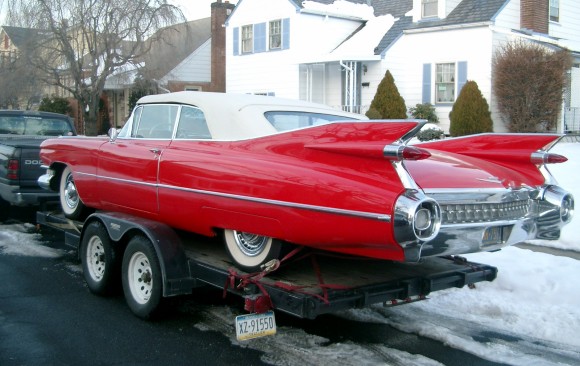 Cadillac serie 62 convertible 1959 ( France dpt 02)