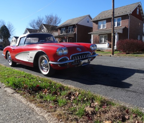 Chevrolet corvette 1960  ( France dpt 69)