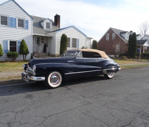 Buick Roadmaster convertible 1948 ( France dpt 69)