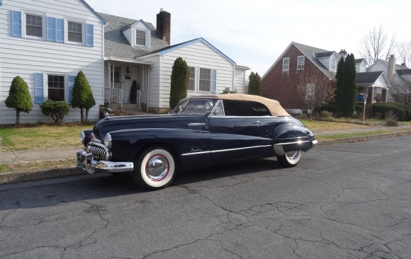 Buick Roadmaster convertible 1948 ( France dpt 69)