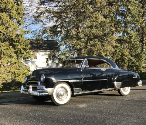 Chevrolet Styleline de luxe hardtop coupe 1951 ( France dpt 55)