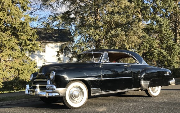 Chevrolet Styleline de luxe hardtop coupe 1951 ( France dpt 55)