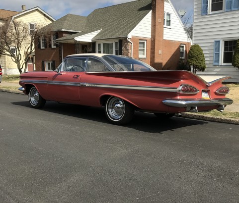 Chevrolet Impala hardtop coupe 1959 ( France dpt 14)