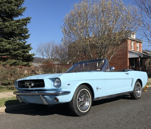 Ford Mustang convertible 1965 (  France dpt 38)