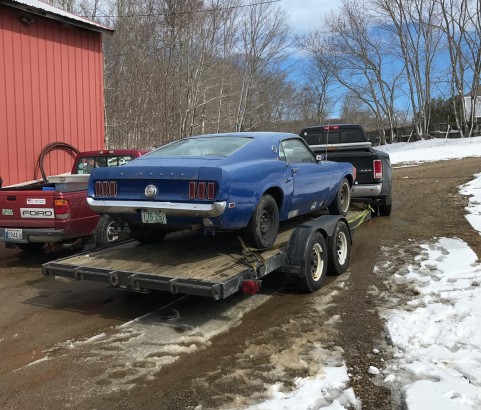 Ford Mustang MACH 1 1969 ( France dpt 50)