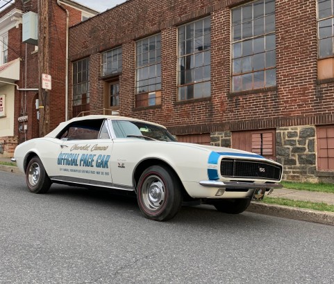 Chevrolet Camaro RS SS convertible pace car 1967 ( France dpt 01)