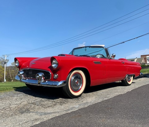 Ford Thunderbird convertible 1956 ( France dpt 77)