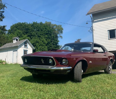 Ford Mustang grande coupe 1969 ( France dpt 41)