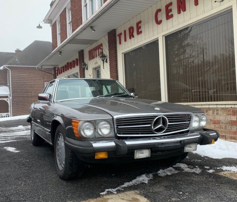 Mercedes 380sl 1984 ( France dpt 75)